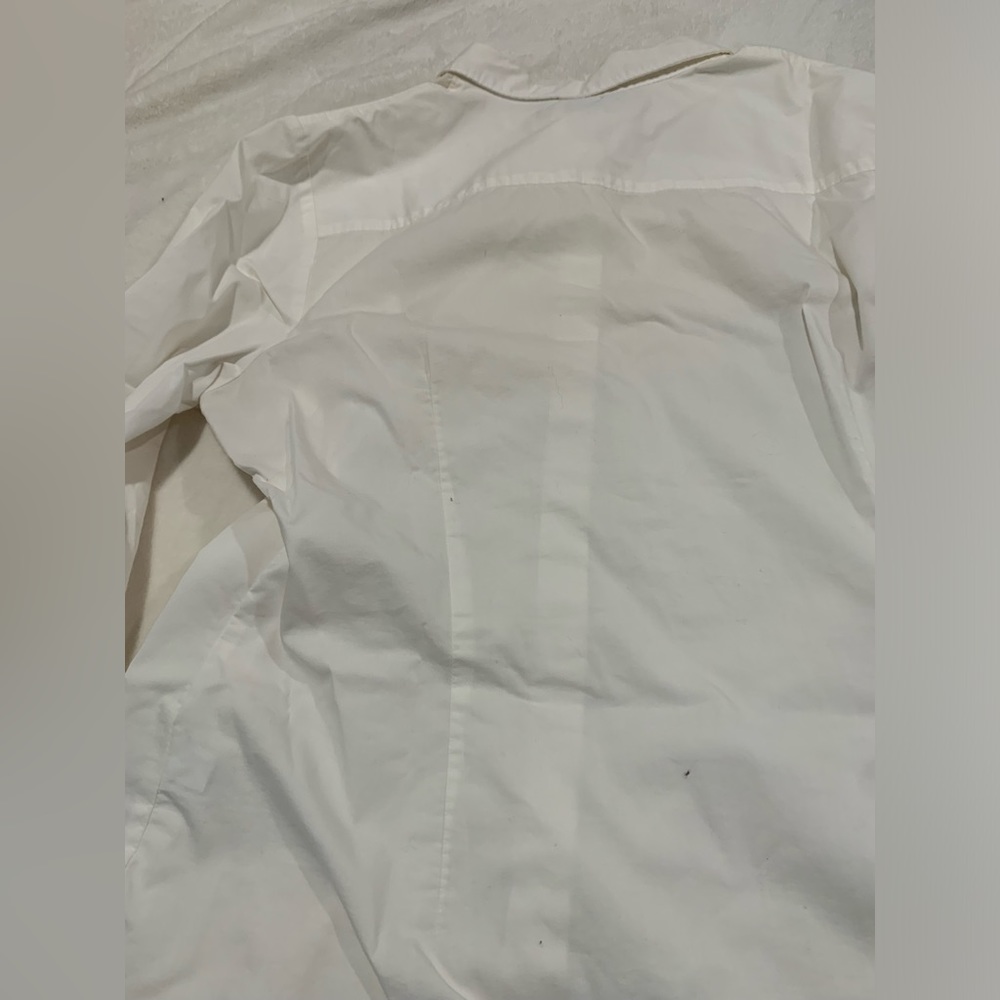 White button down